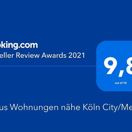 Luxus Wohnungen Naehe Koeln City/Messe 베르기슈글라트바흐 외부 사진